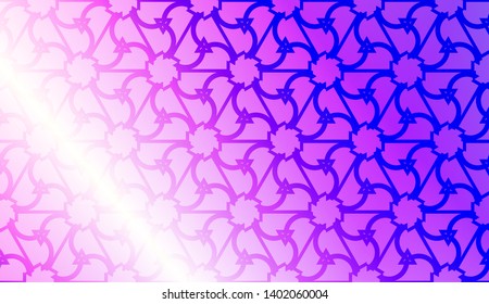 Creative geometric pattern with Soft Color Gradient Background. For Greeting Card, Flyer, Invitation. Vector Illustration