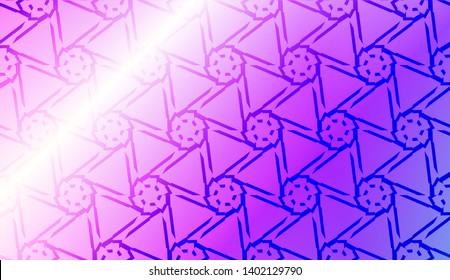 Creative geometric pattern with Soft Color Gradient Background. For Greeting Card, Flyer, Invitation. Vector Illustration