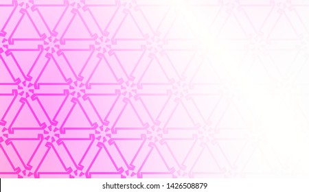 Creative geometric pattern with Soft Color Gradient Background. For Greeting Card, Flyer, Invitation. Vector Illustration