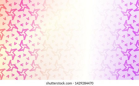 Creative geometric pattern with Soft Color Gradient Background. For Greeting Card, Flyer, Invitation. Vector Illustration