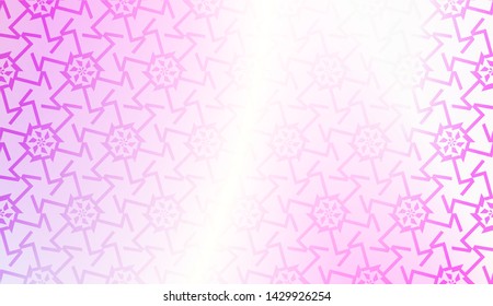 Creative geometric pattern with Soft Color Gradient Background. For Greeting Card, Flyer, Invitation. Vector Illustration