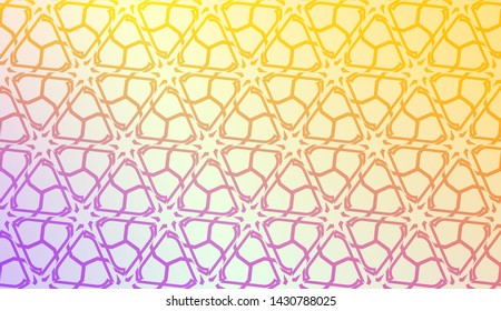 Creative geometric pattern with Soft Color Gradient Background. For Greeting Card, Flyer, Invitation. Vector Illustration