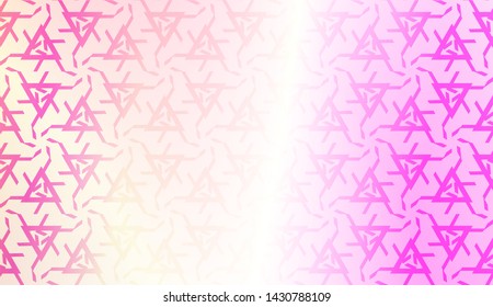 Creative geometric pattern with Soft Color Gradient Background. For Greeting Card, Flyer, Invitation. Vector Illustration