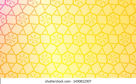 Creative geometric pattern with Soft Color Gradient Background. For Greeting Card, Flyer, Invitation. Vector Illustration