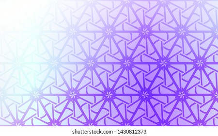 Creative geometric pattern with Soft Color Gradient Background. For Greeting Card, Flyer, Invitation. Vector Illustration