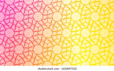Creative geometric pattern with Soft Color Gradient Background. For Greeting Card, Flyer, Invitation. Vector Illustration