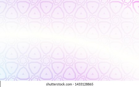 Creative geometric pattern with Soft Color Gradient Background. For Greeting Card, Flyer, Invitation. Vector Illustration