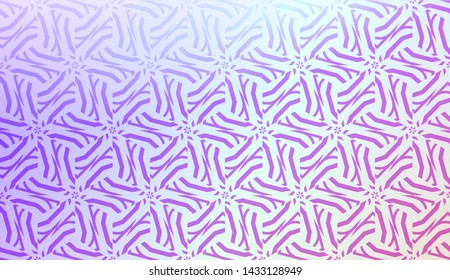 Creative geometric pattern with Soft Color Gradient Background. For Greeting Card, Flyer, Invitation. Vector Illustration