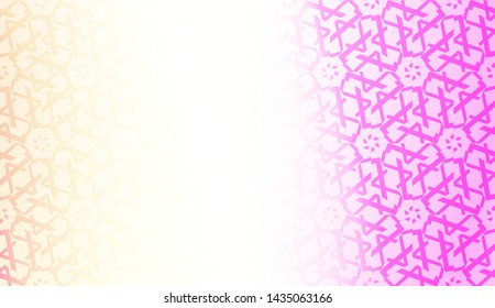 Creative geometric pattern with Soft Color Gradient Background. For Greeting Card, Flyer, Invitation. Vector Illustration