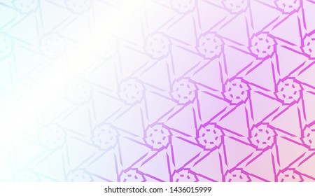 Creative geometric pattern with Soft Color Gradient Background. For Greeting Card, Flyer, Invitation. Vector Illustration