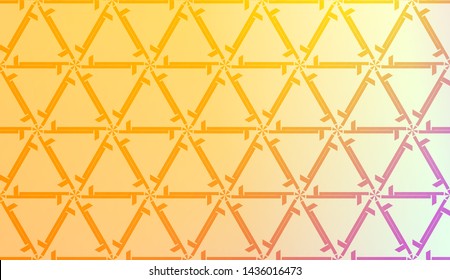 Creative geometric pattern with Soft Color Gradient Background. For Greeting Card, Flyer, Invitation. Vector Illustration