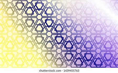 Creative geometric pattern with Soft Color Gradient Background. For Greeting Card, Flyer, Invitation. Vector Illustration