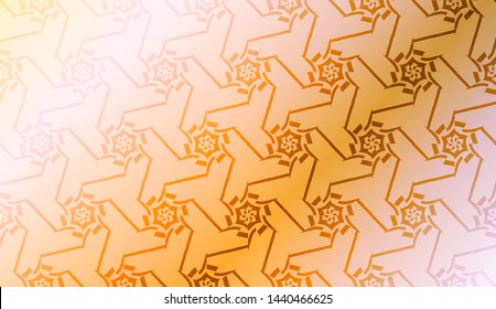 Creative geometric pattern with Soft Color Gradient Background. For Greeting Card, Flyer, Invitation. Vector Illustration