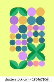 Afiche geométrico creativo, diseño de cubierta, formas geométricas geométricas, diseño de dibujo moderno. Elegante tarjeta de visita, vector