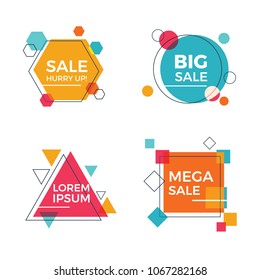 Creative Geometric Sale Banners