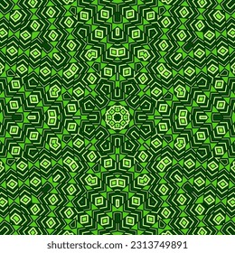 Creative geometric seamless ornament vector design. Tetro plaid motif. Mix mosaic pattern. Asian ethnic design. Decor elements.