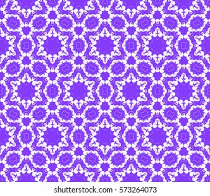 creative geometric seamless pattern. floral ornament. for fabric, decor, design, wallpaper