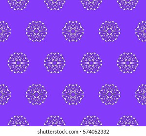 creative geometric seamless pattern. floral ornament. for fabric, decor, design, wallpaper