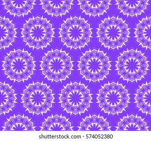 creative geometric seamless pattern. floral ornament. for fabric, decor, design, wallpaper