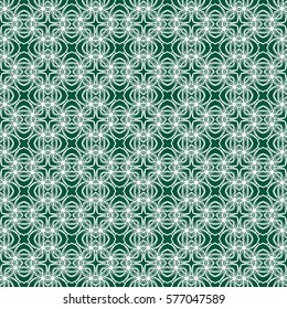 creative geometric seamless pattern. floral ornament. for fabric, decor, design, wallpaper