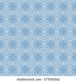 creative geometric seamless pattern. floral ornament. for fabric, decor, design, wallpaper