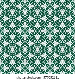 creative geometric seamless pattern. floral ornament. for fabric, decor, design, wallpaper