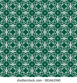 creative geometric seamless pattern. floral ornament. for fabric, decor, design, wallpaper