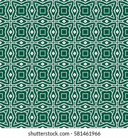 creative geometric seamless pattern. floral ornament. for fabric, decor, design, wallpaper