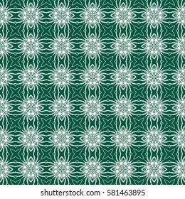 creative geometric seamless pattern. floral ornament. for fabric, decor, design, wallpaper