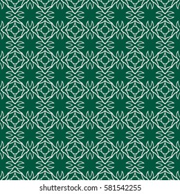 creative geometric seamless pattern. floral ornament. for fabric, decor, design, wallpaper