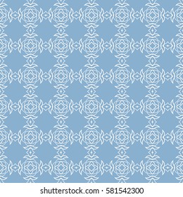 creative geometric seamless pattern. floral ornament. for fabric, decor, design, wallpaper