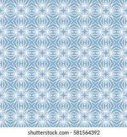 creative geometric seamless pattern. floral ornament. for fabric, decor, design, wallpaper