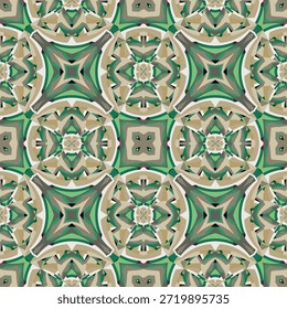 Modelo inconsútil geométrico creativo, ornamento, fondo abstracto moderno, impresión de la moda, decoración original del Vector