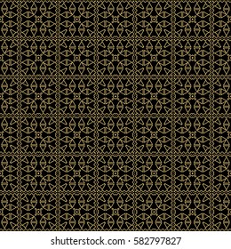 creative geometric seamless pattern. triangle, circle, line shape. vector illustration. for interior design, wallpaper, print, fabric, decor