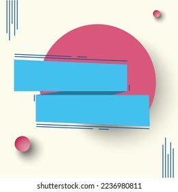 El diseño creativo geométrico y de forma de banners de venta y promoción, precios, carteles, afiches, etiquetas adhesivas y publicidad para negocios y publicidad de firma comercializa mercadeo excepcional