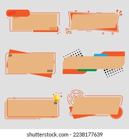 The creative geometric and shape design of sale and promotion banners, prices, placards, posters, sticker labels, and advertising for business and sign deal exceptional marketing