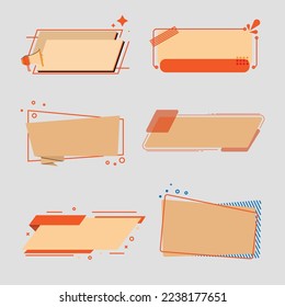 The creative geometric and shape design of sale and promotion banners, prices, placards, posters, sticker labels, and advertising for business and sign deal exceptional marketing
