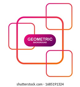 Creative geometric. Trendy gradient shapes composition.Applicable for Covers, Voucher, Posters, Flyers and Banner Designs. Eps10 vector.