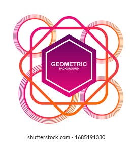 Creative geometric. Trendy gradient shapes composition.Applicable for Covers, Voucher, Posters, Flyers and Banner Designs. Eps10 vector.