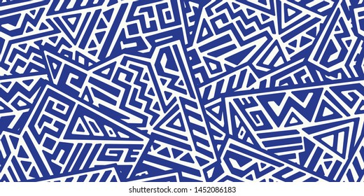 Creative Geometric Vector Seamless Pattern