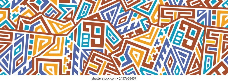 Creative Geometric Vector Seamless Pattern