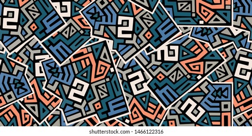Creative Geometric Vector Seamless Pattern