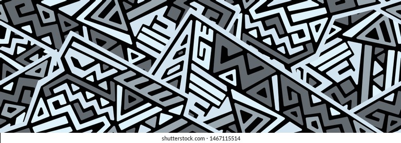 Creative Geometric Vector Seamless Pattern