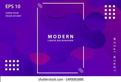 Creative geometric vector wallpaper. Trendy fluid flow gradient shapes composition. Suitable for gift card, Poster on wall poster template, landing page, ui, ux ,coverbook, banner, & social media.