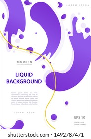 Creative geometric vector wallpaper. Trendy fluid flow gradient shapes composition. Suitable for gift card, Poster on wall poster template, landing page, ui, ux ,coverbook, banner, & social media.