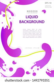 Creative geometric vector wallpaper. Trendy fluid flow gradient shapes composition. Suitable for gift card, Poster on wall poster template, landing page, ui, ux ,coverbook, banner, an social media.