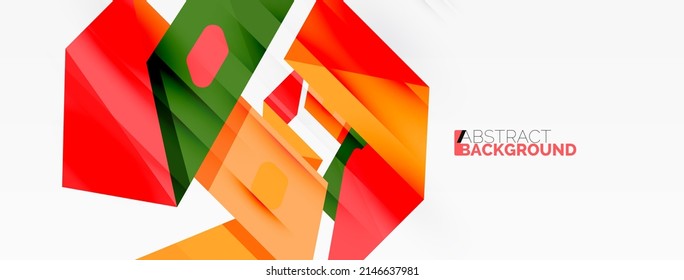 Papel geométrico creativo. Composición de línea de estilo de cinta abstracta. Plantilla de negocio de Techno para papel de pared, banner, fondo o aterrizaje