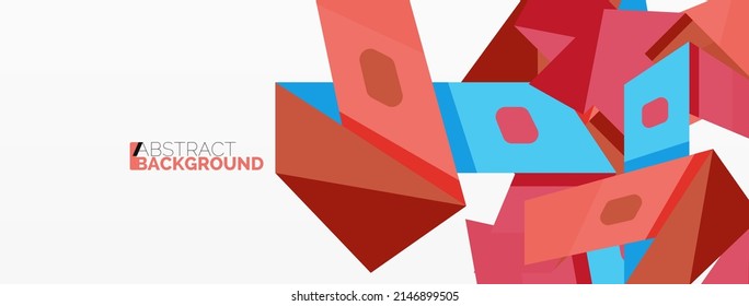 Papel geométrico creativo. Composición de línea de estilo de cinta abstracta. Plantilla de negocio de Techno para papel de pared, banner, fondo o aterrizaje