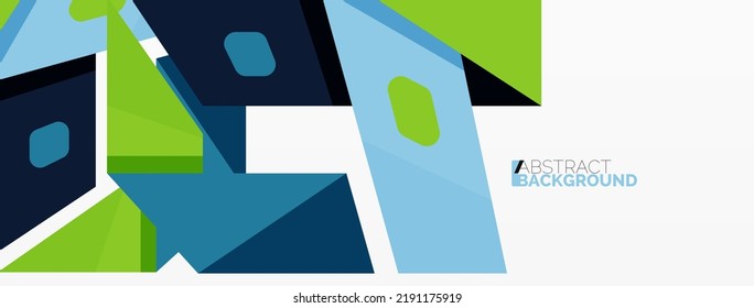 Papel geométrico creativo. Composición de línea de estilo de cinta abstracta. Plantilla de negocio de Techno para papel de pared, banner, fondo o aterrizaje