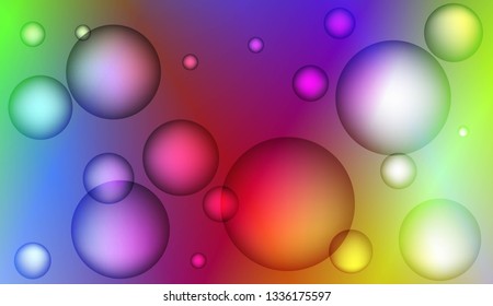 Creative geometric wallpaper with circle. For your design wallpapers presentation. Vector illustration